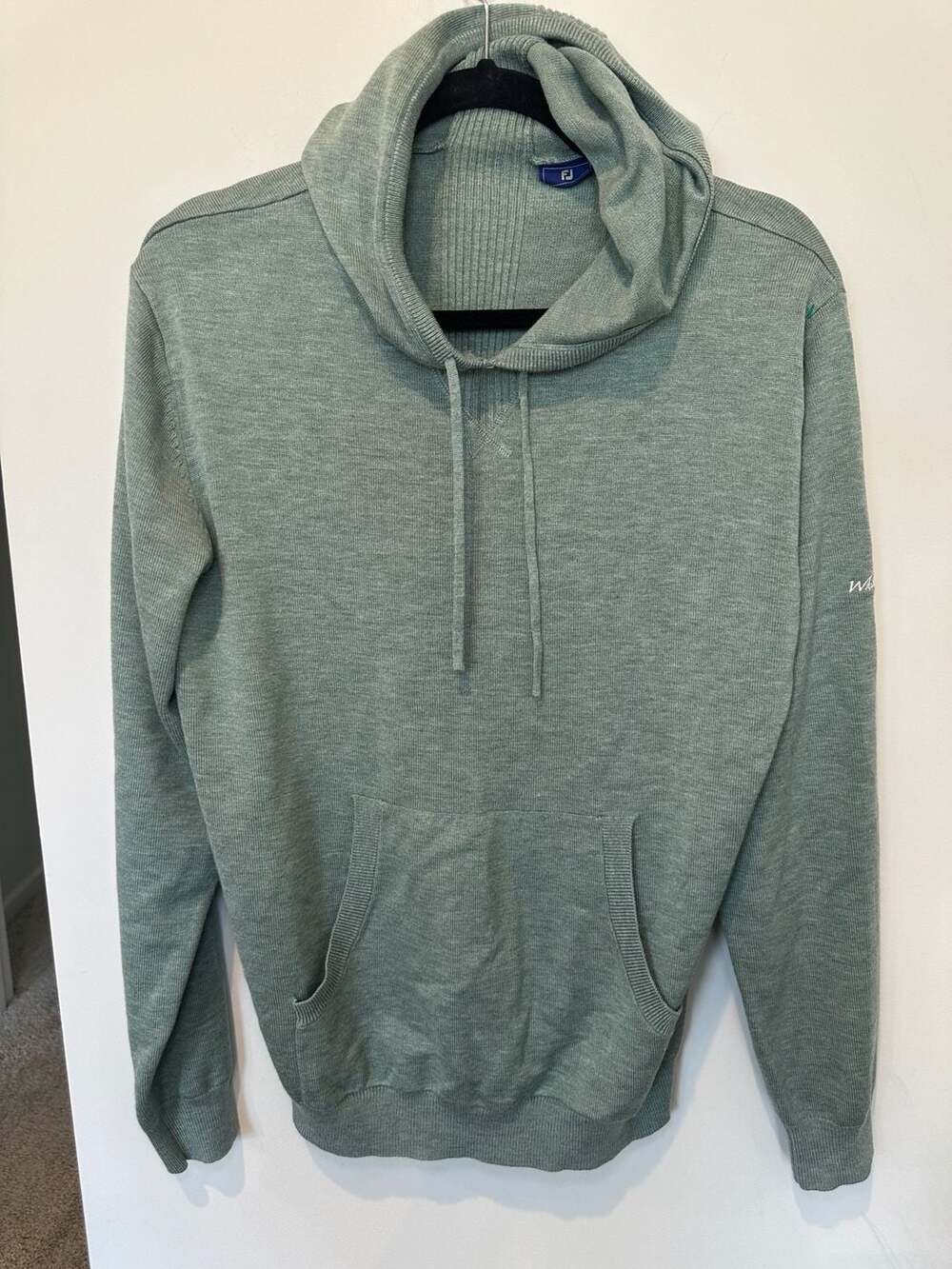 FootJoy Men's Green Knit Pullover Hoodie